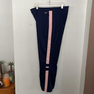 🩷💙NIKE JOGGING PANTS SIZE XL NAVY/PINK GREAT CONDITION!
